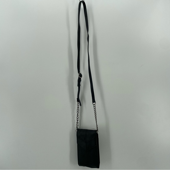 Maurices Crossbody Wallet Black Faux Leather - Picture 3 of 8